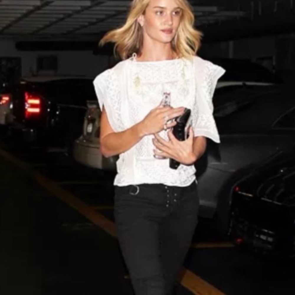 Euc Isabel Marant Toile Flutter Sleeve Blouse - image 2